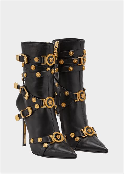 versace heels boots